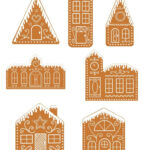Easy Diy Gingerbread House Ornaments: 3D Free Printable In Clay Gingerbread House Template