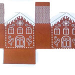 Easy Diy Gingerbread House Ornaments: 3D Free Printable Regarding Free Printable Paper Gingerbread House Templates