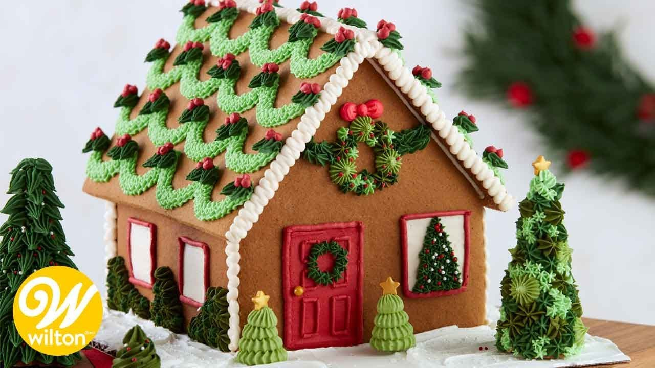 Easy Gingerbread House Decorating Techniques | Wilton inside Wilton Gingerbread House Template