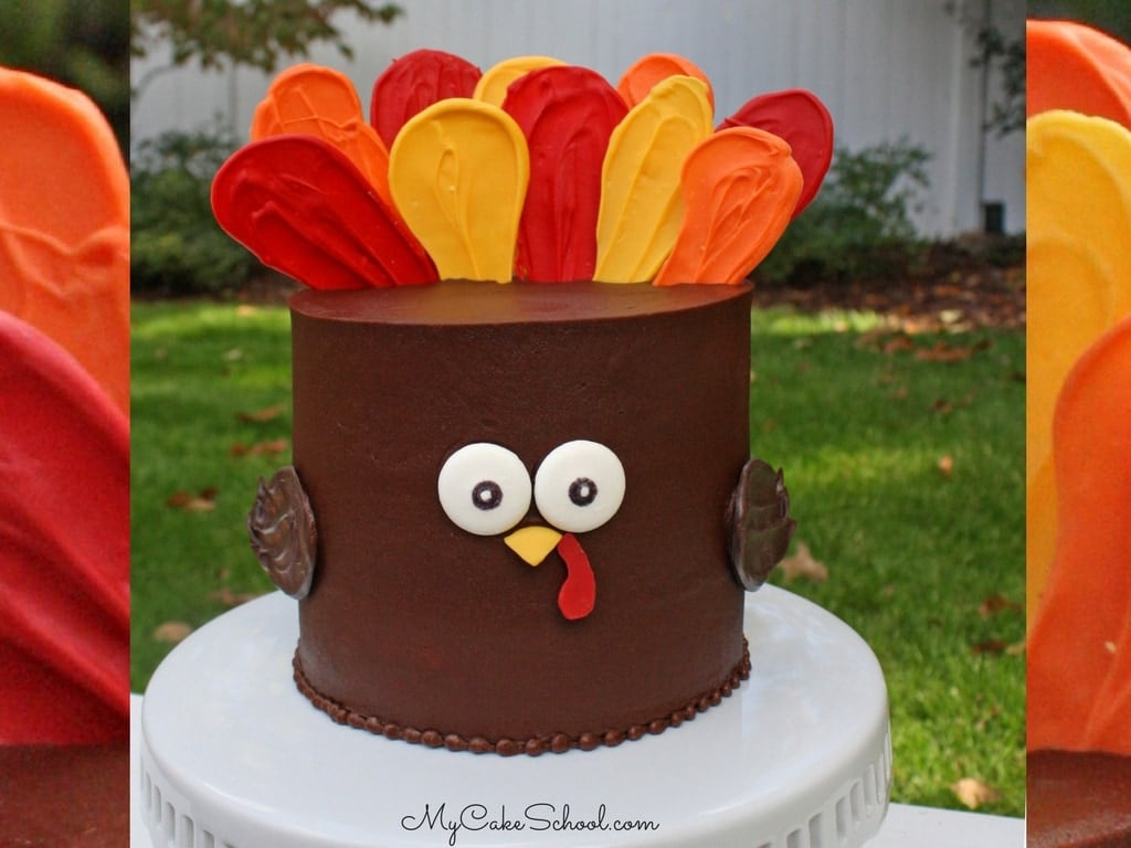 Easy Turkey Cake Tutorial - My Cake School in Turkey Cake Template