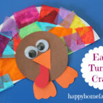 Easy Turkey Craft   Happy Home Fairy Intended For Tissue Paper Turkey Craft Template