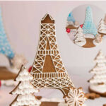 Eiffel Tower Gingerbread Centerpiece   Haniela'S: Recipes And With Eiffel Tower Gingerbread House Template