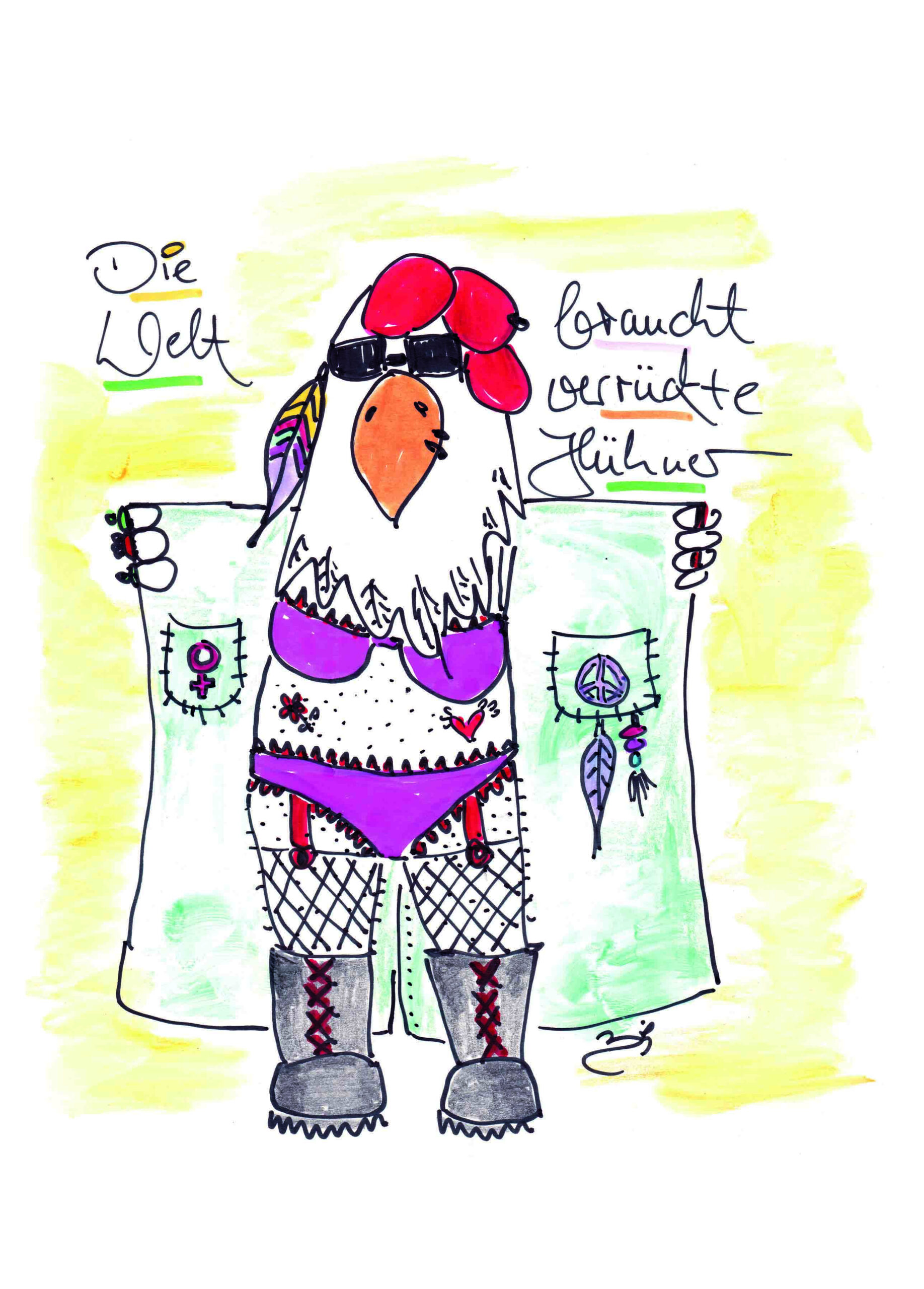 Einzelbestellung Von Herz Zu Herz Postkarten | Die Welt Braucht with regard to Disguise A Turkey Template Jojo