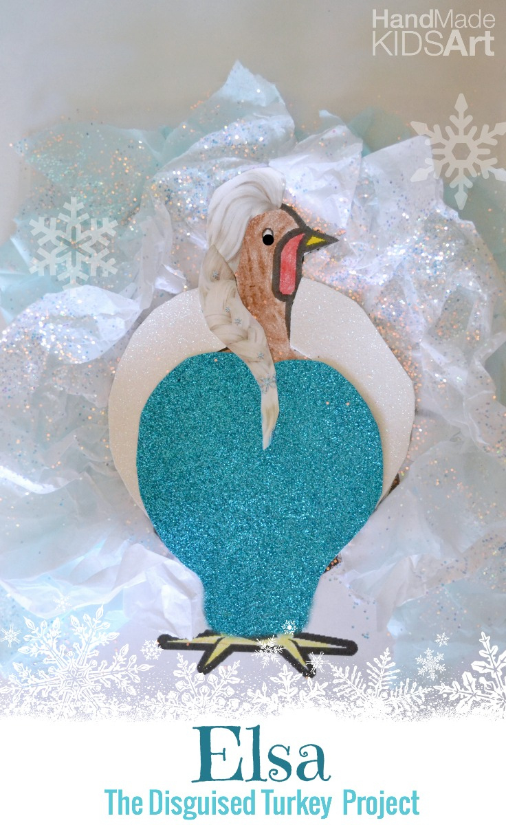 Elsa Turkey Disguise - Innovation Kids Lab in Disguise a Turkey Elsa Template