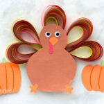 🦃 Simple Construction Paper Turkey Craft For November Intended For Construction Paper Turkey Template