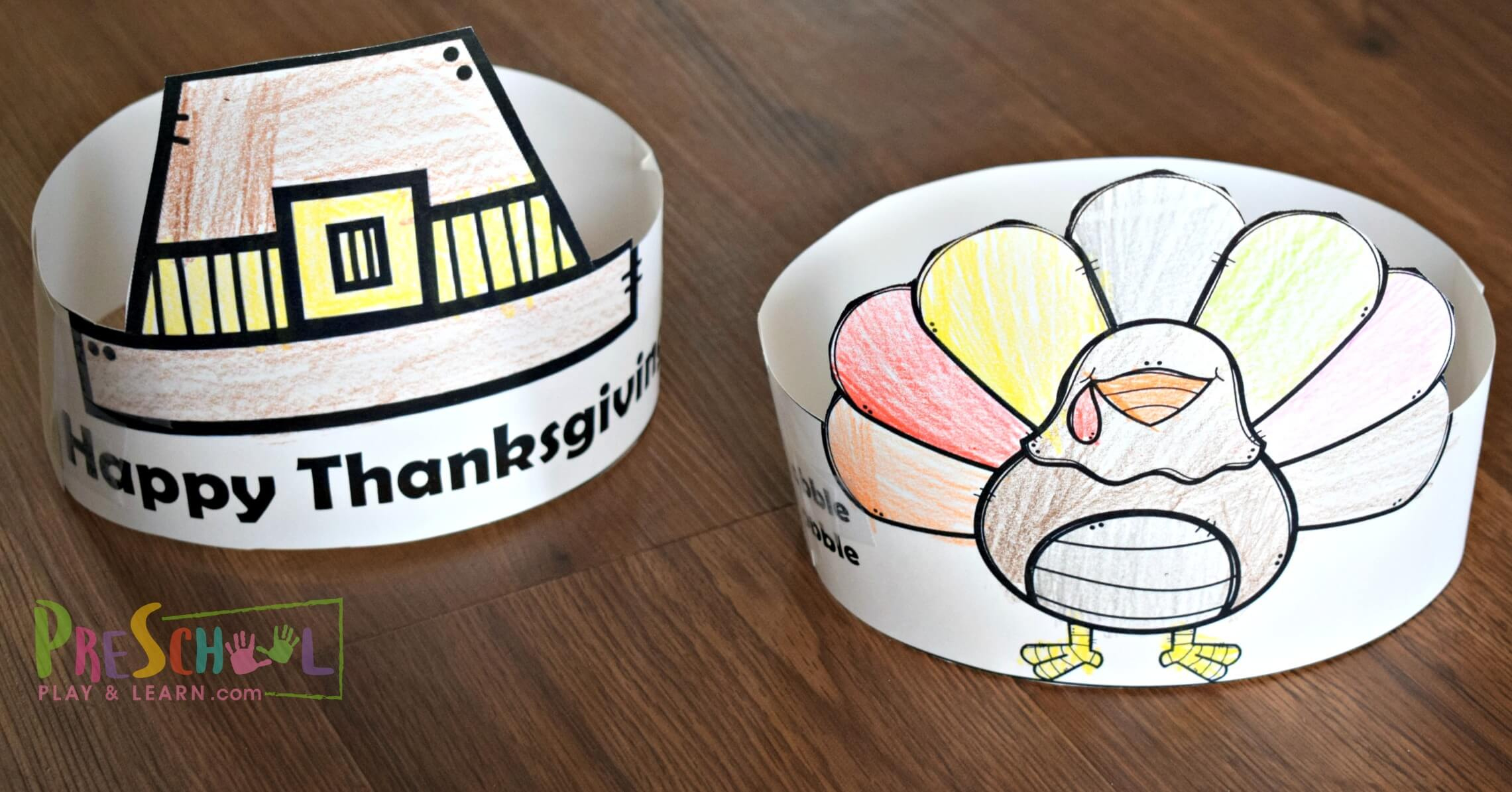 🦃 Thanksgiving Hats - Free Printable Craft For Kids regarding Turkey Hat Template Printable