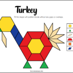 Fall Pattern Block Printables   Teaching Mama Pertaining To Pattern Block Turkey Template