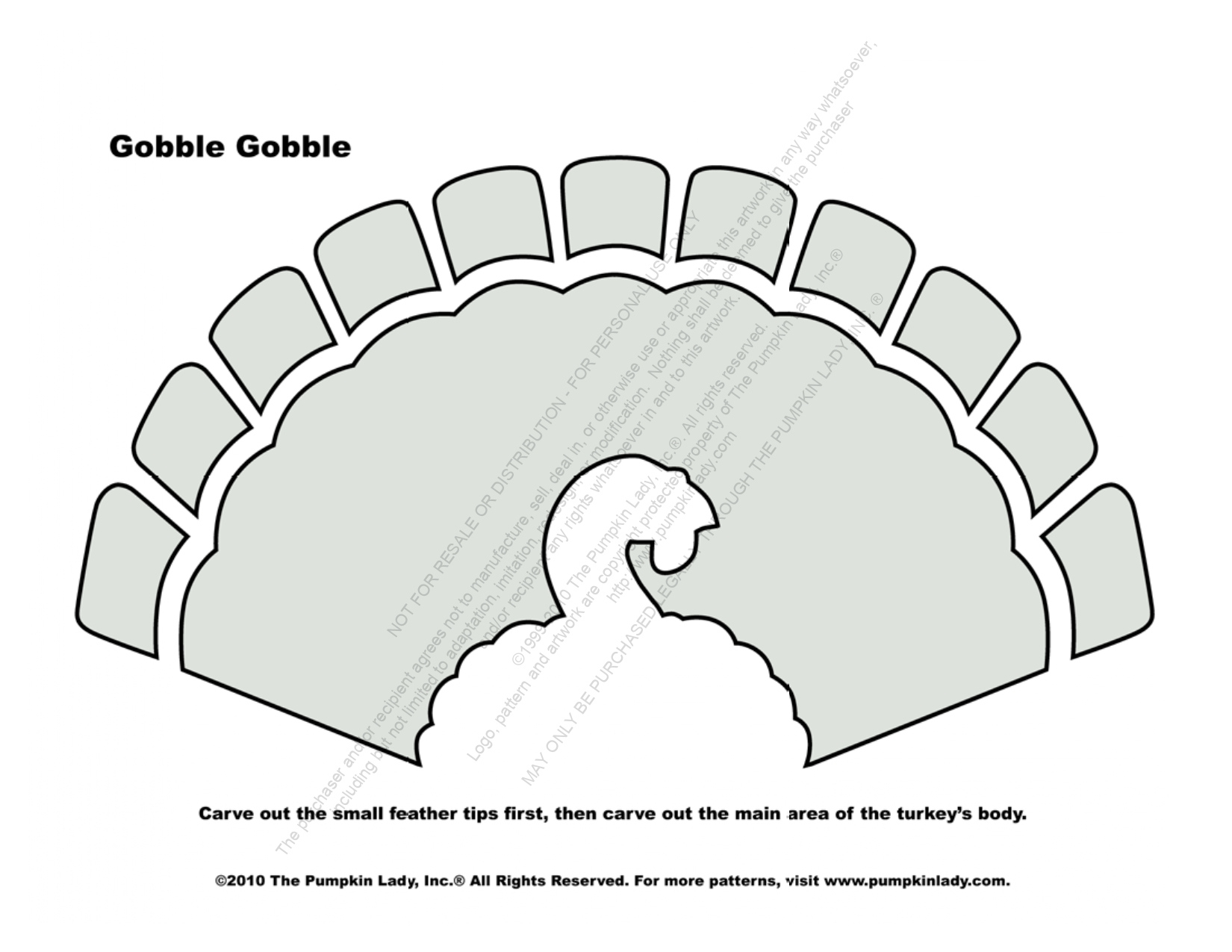 Fall/Thanksgiving: Turkey (Free Pumpkin Stencil - Pumpkin Pattern within Turkey Template For Pumpkin Carving