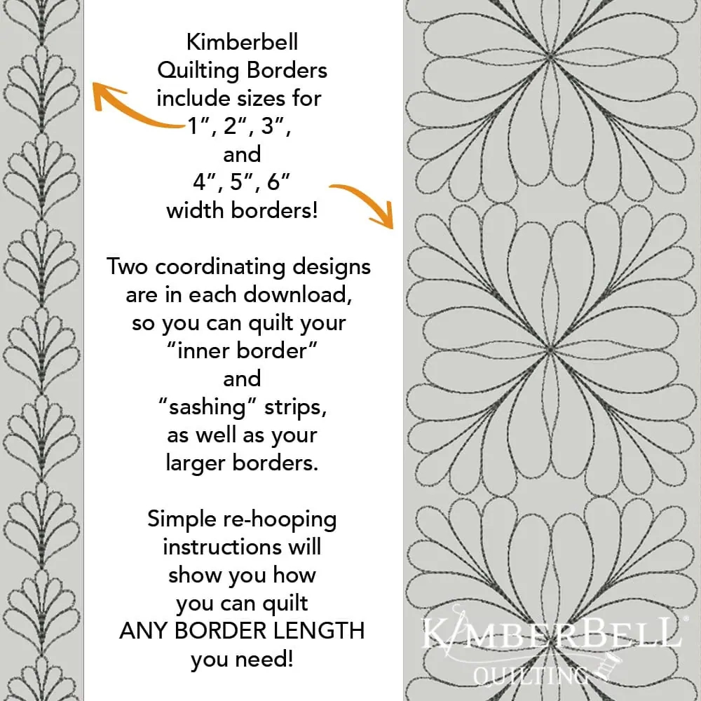 Feather Border 1 | Kimberbell in Feather Border Quilt Template