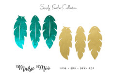 Feather Earring Templates | Feather Earring Svg | intended for Feather Earring Template Free