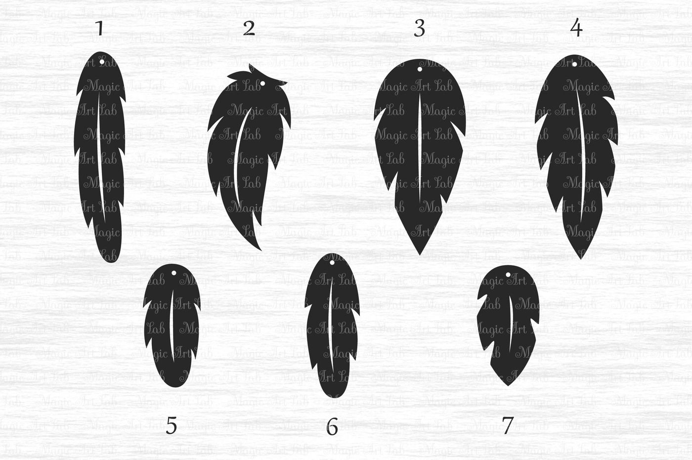 Feather Earrings Svg, Dxf, Eps, Ai, Png, Pdf, Jpegmagicartlab with regard to Feather Earring Template Svg