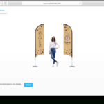 Feather Flag Inside Canva Feather Flag Template