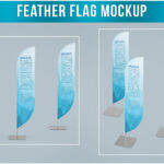 Feather Flag Mockup (2611400) Inside Feather Flag Template Canva