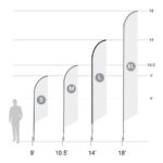 Feather Flags Intended For Feather Flag Blank Template 14 Ft