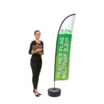 Feather Flags Medium 3.2M With Regard To 8x2 Feather Flag Sign Template