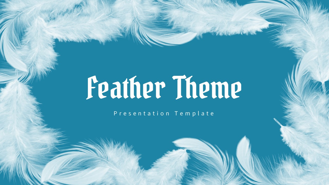 Feather Powerpoint Templates And Google Slides Themes - Slidechef with Feather Presentation Template