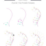 Feather Quilting Tutorial + Free Printable Template   The Little Regarding Printable Feather Quilting Template
