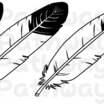 Feather Svg   Native American Eagle Feather (Bundle), Digital Throughout Eagle Feather Template Printable