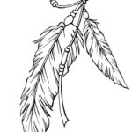 Feather Tattoo Design, Feather Drawing, Indian Feather Tattoos Regarding Indian Feather Pattern Template