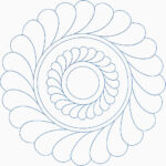 Feather Wreath With Feather Wreath Longarm Quilting Template