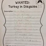 Flashback: Turkeys In Disguise   Mrs. O Knows Within Turkey In Disguise Writing Template
