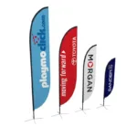 Flex Feather Flag | Outdoor Event Display | Moddisplays For Zoom Feather Flag Template