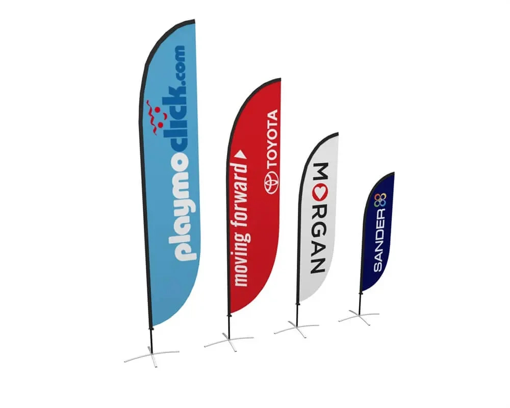 Flex Feather Flag | Outdoor Event Display | Moddisplays for Zoom Feather Flag Template