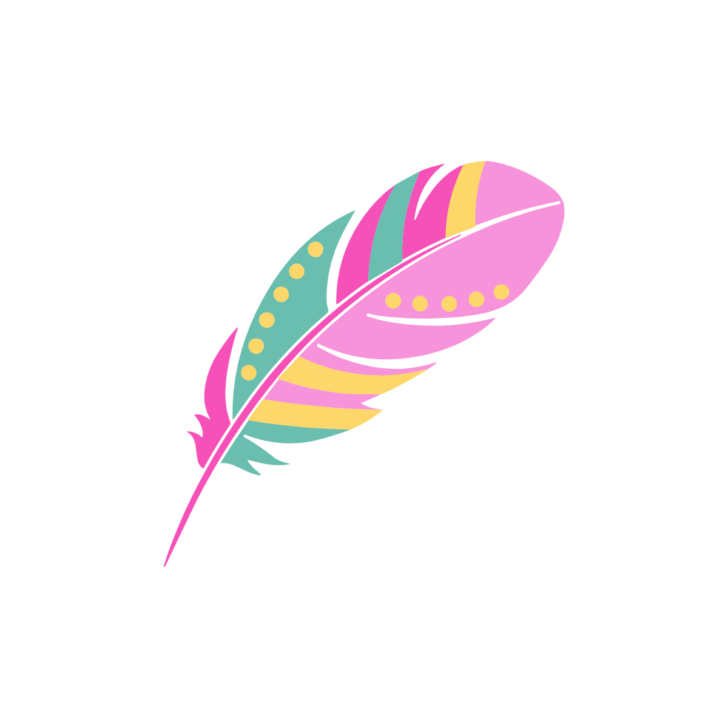 Cute Feather Template