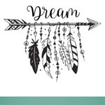Free Boho Feather With Arrow Svg, Png, Eps & Dxfcaluya Design Within Arrow Feather Printable Template