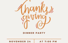 Free Custom Printable Thanksgiving Invitation Templates | Canva throughout Turkey Invitation Template