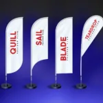 Free Feather Flag Banner Mockup   Free Psd Mockups | Psfiles Regarding Teardrop Feather Banner Template Psd