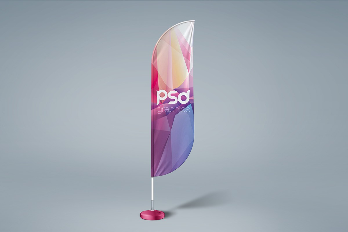 Free Feather Flag Mockup Psd | Psd Graphics within Free Feather Flag Mockup Psd Template