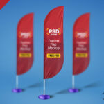 Free Feather Flag Mockup Psd Template – Download Psd With Regard To Feather Flag Template Free Download