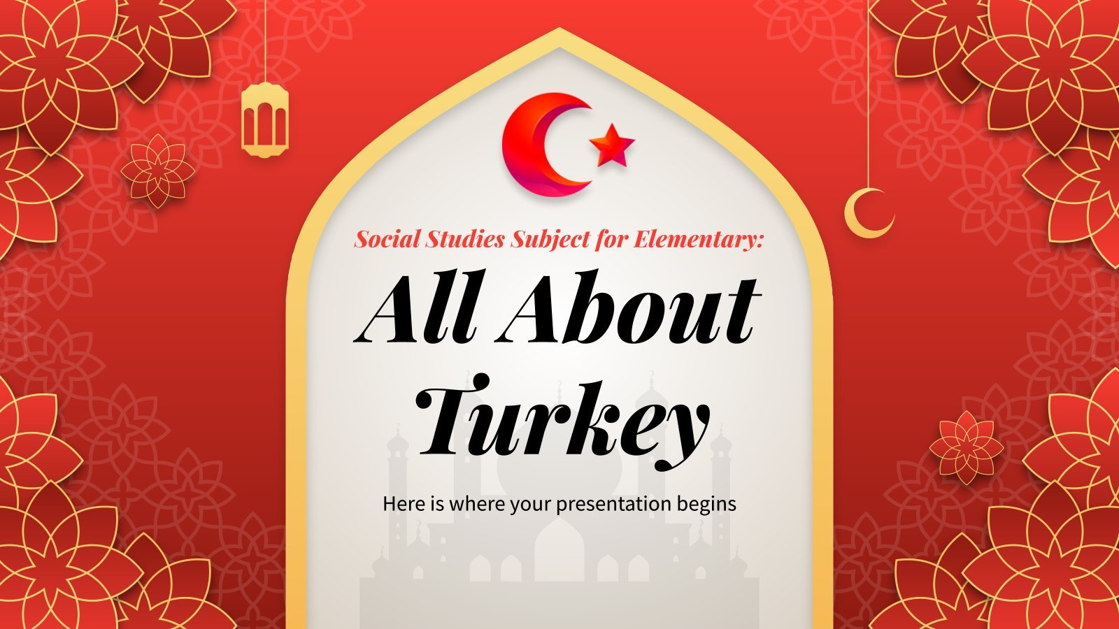 Free Google Slides And Powerpoint Templates About Turkey pertaining to Turkey Presentation Template