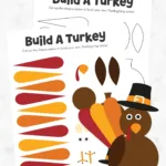 Free Printable Build A Turkey Cutout   Favorite Printables Throughout Free Printable Build A Turkey Template