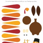 Free Printable Build A Turkey Cutout   Favorite Printables With Build Your Own Turkey Template