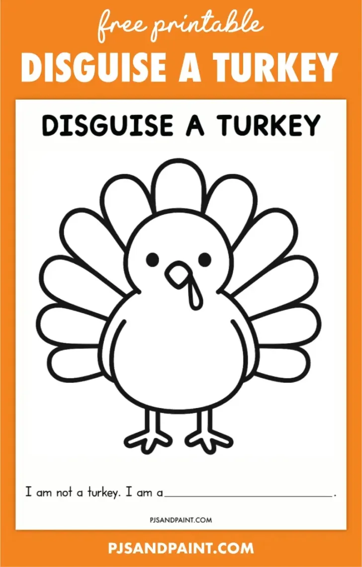 I Am Not a Turkey Template