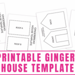 Free Printable Gingerbread House Template Intended For Gingerbread House Template Printable Free