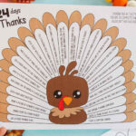 Free Printable Gratitude Thanksgiving Turkeys   Play Party Plan For Grateful Turkey Template