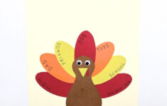 Free Printable Thankful Turkey Craft Template For Kids – The Craft in Craft Turkey Template