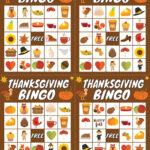 Free Printable Thanksgiving Bingo Game (20 Cards)   Play Party Plan With Regard To Turkey Bingo Template