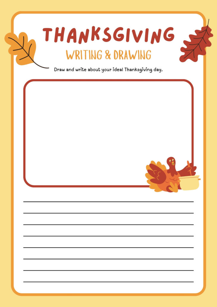Free Turkey Writing Template