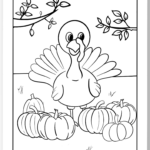 Free Printable Turkey Colouring Pages — Gathering Beauty Intended For Turkey Template Coloring Page