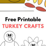 Free Printable Turkey Craft For Thanksgiving   Pertaining To Printable Preschool Turkey Template