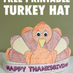 Free Printable Turkey Hat   Thanksgiving Turkey Crown With Regard To Free Printable Turkey Hat Template