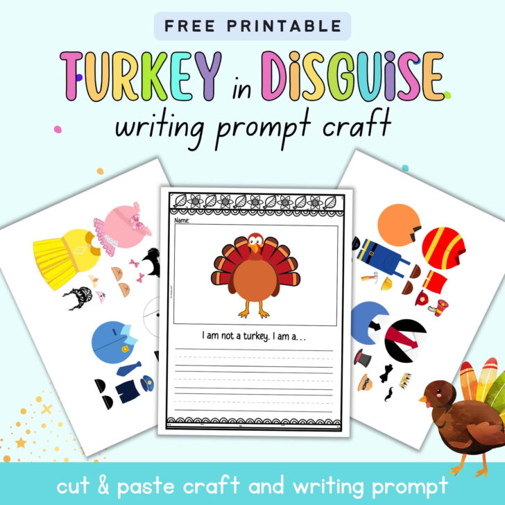 Turkey in Disguise Writing Template