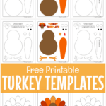 Free Printable Turkey Template For Thanksgiving Crafts With Regard To Turkey Blank Template
