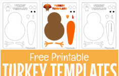 Free Printable Turkey Template For Thanksgiving Crafts with regard to Turkey Template