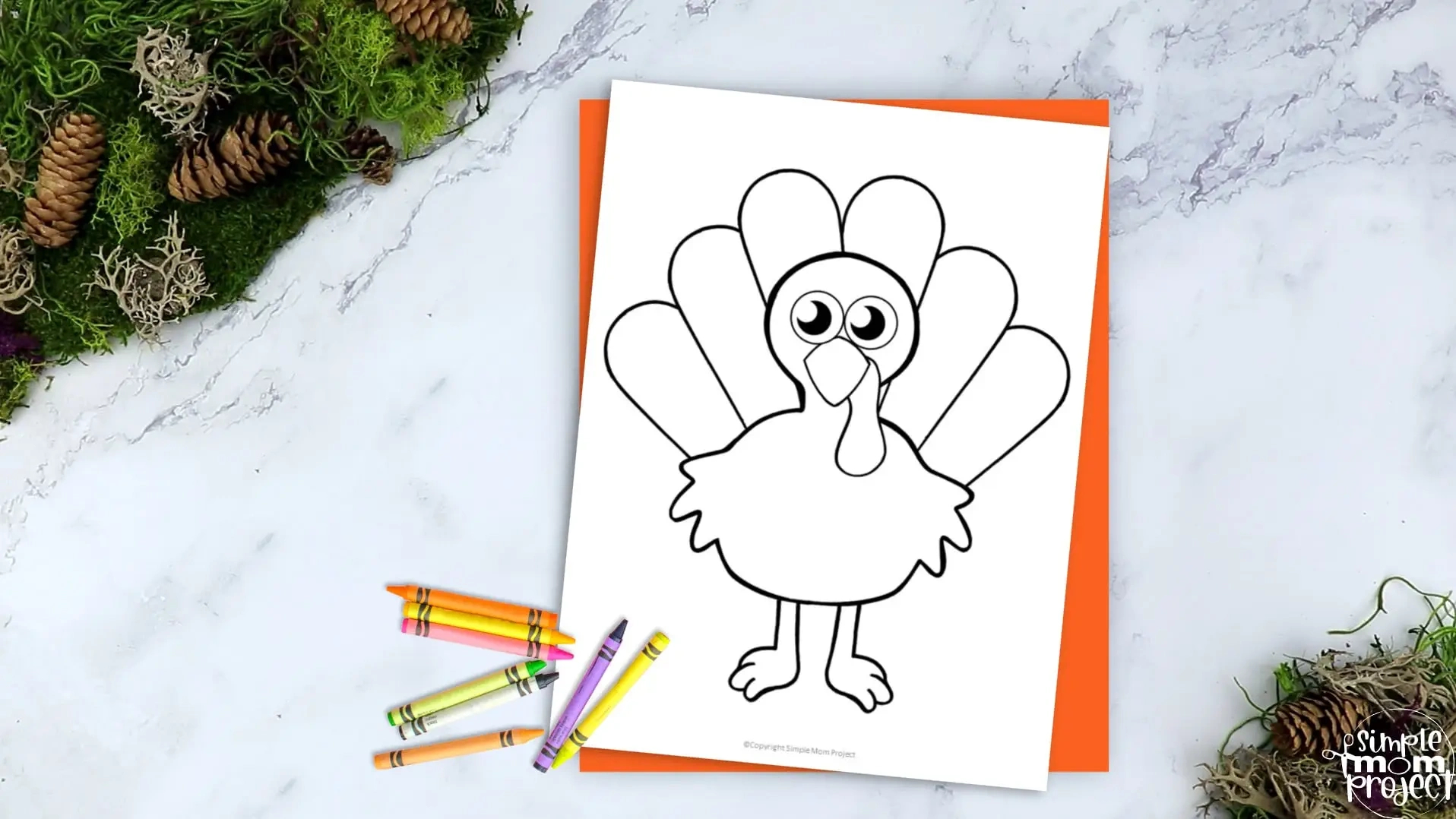 Free Printable Turkey Template - Simple Mom Project intended for Simple Turkey Template Printable