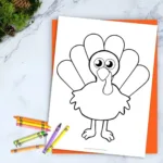 Free Printable Turkey Template   Simple Mom Project With Easy Turkey Template Printable